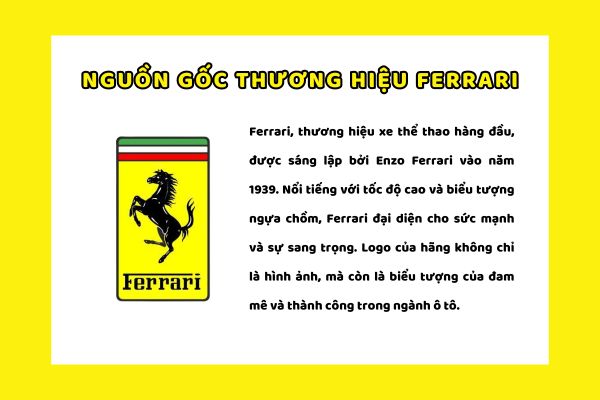 Nguồn gốc thương hiệu Ferrari