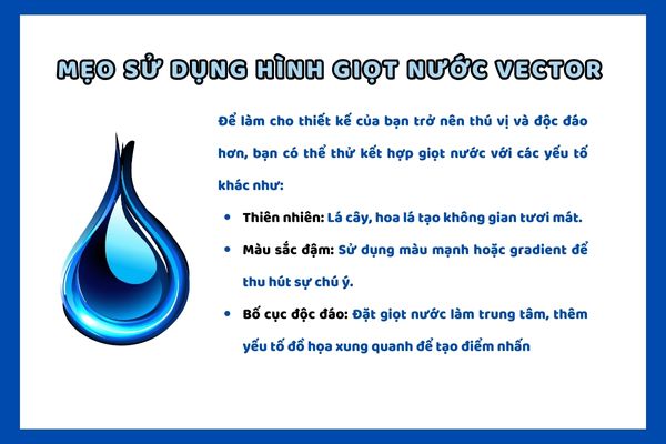 Mẹo sử dụng hình giọt nước vector để giúp thiết kế đẹp hơn 