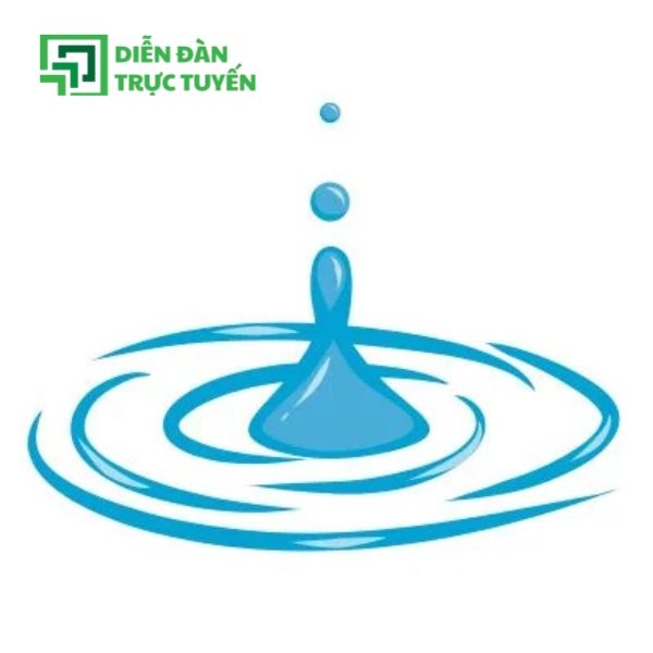 Hình: Giọt nước vector dễ sử dụng