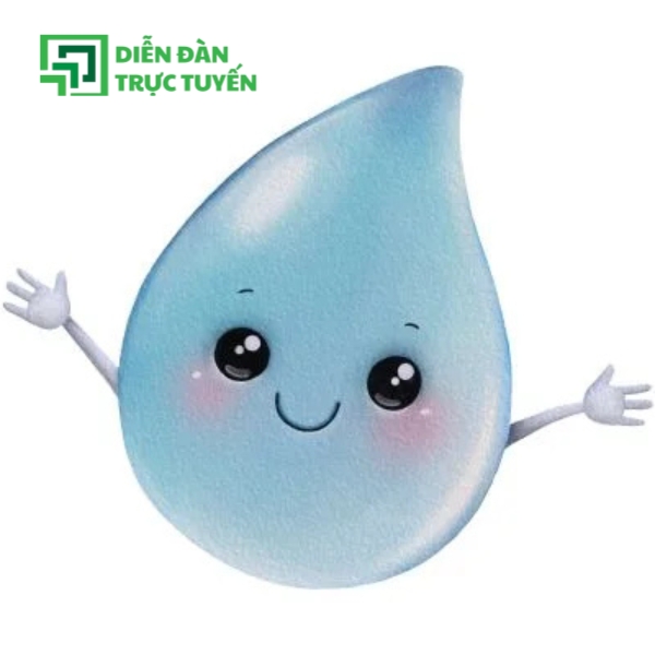 Hình: Hình giọt nước vector đáng yêu