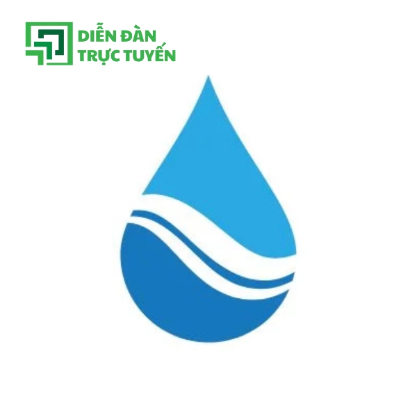 Hình: Giọt nước vector tối giản