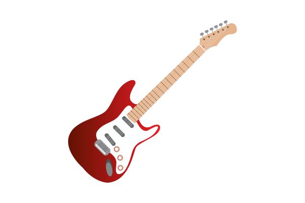 Guitar vector điện