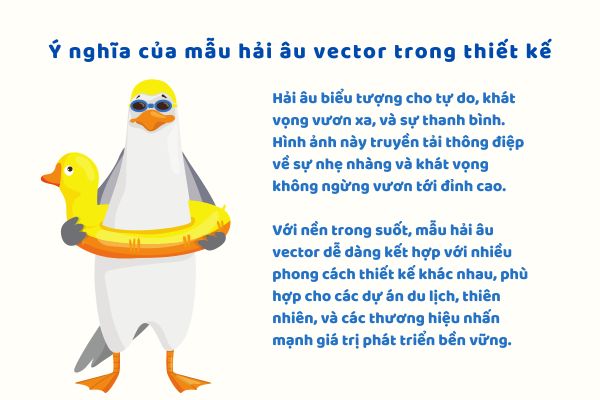 Ý nghĩa của mẫu hải âu vector trong thiết kế