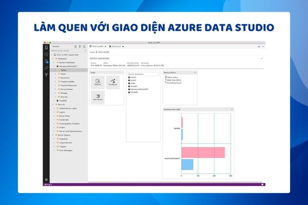 Làm quen với giao diện Azure Data Studio