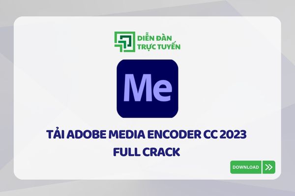 Tải Adobe Media Encoder CC 2023 Full Crack
