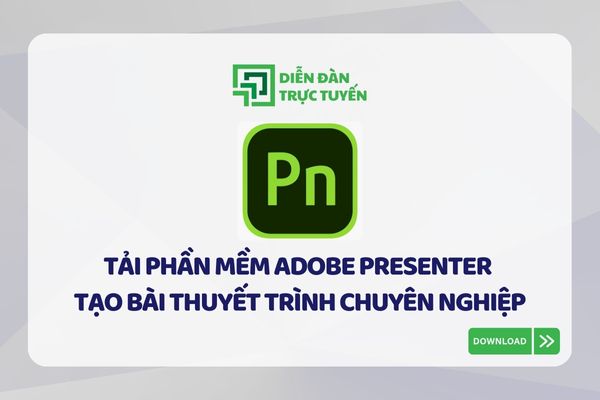 Tải Phần Mềm Adobe Presenter Tạo Bài Giảng Elearning