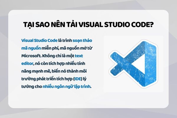 Tại sao nên tải Visual Studio Code?