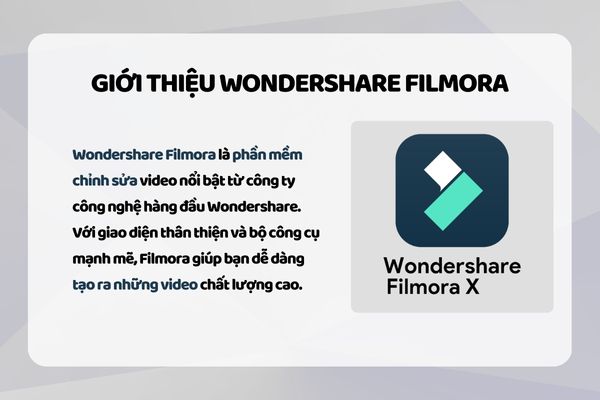 Giới thiệu Wondershare Filmora