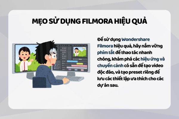 Mẹo sử dụng Filmora hiệu quả