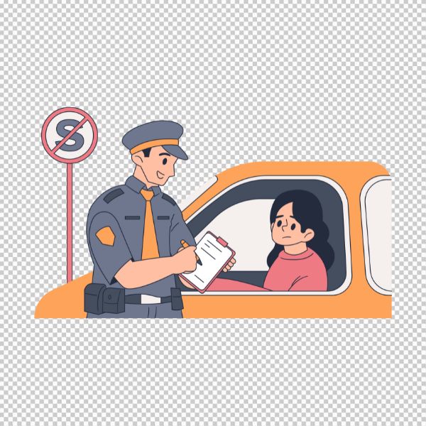 Cảnh sát giao thông vector ấn tượng