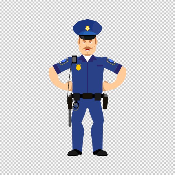 Vector chú cảnh sát giao thông