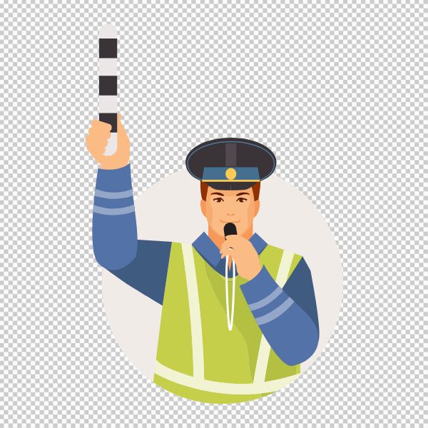 Vector cảnh sát điều hướng