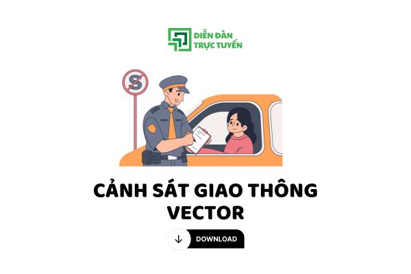 Tải 10+ Mẫu Cảnh Sát Giao Thông Vector File Tách Nền
