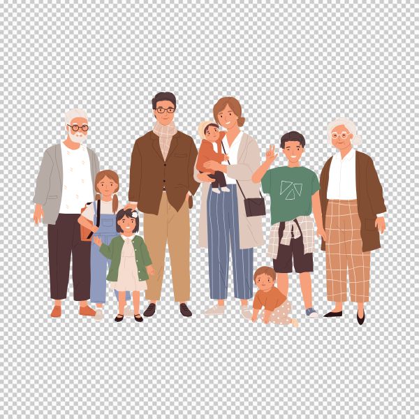 Gia đình vector png
