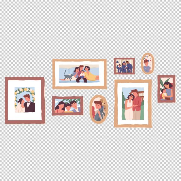 Ảnh gia đình vector