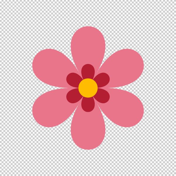 Hoa 6 cánh vector đẹp 