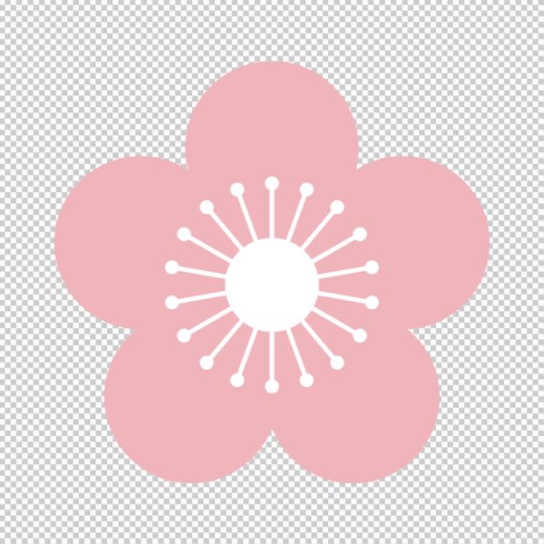 Bông hoa đào vector