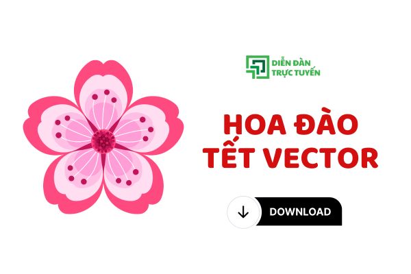 Tải 50+ Mẫu Hoa Đào Tết Vector Miễn Phí File ESP, PNG, JPG