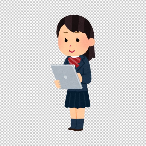 Học sinh nữ vector