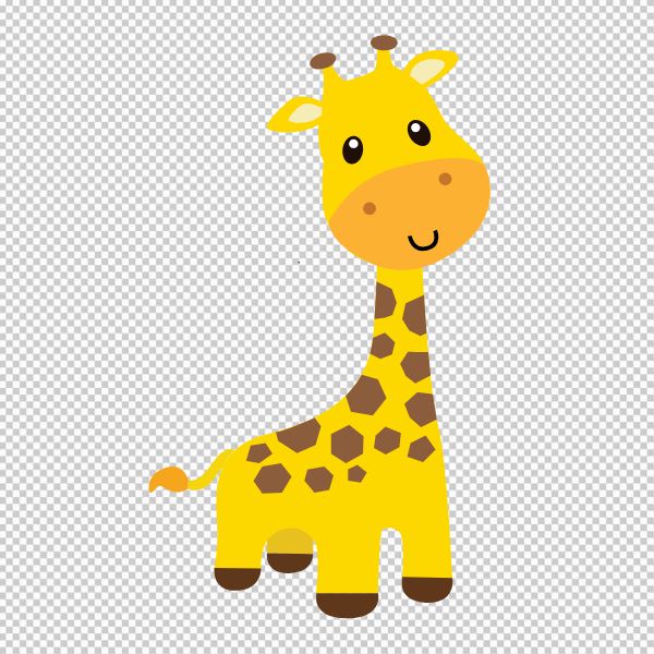 Con hươu cao cổ vector