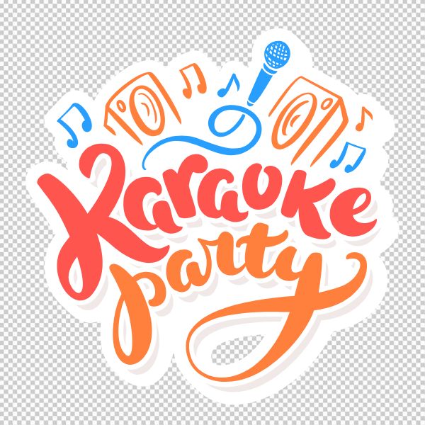 Biểu tượng karaoke vector ấn tượng