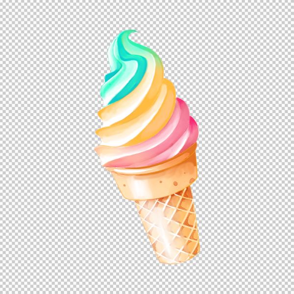 Vector kem ốc quế