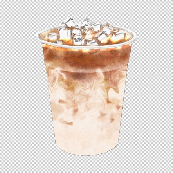 Cafe sữa đá vector đẹp