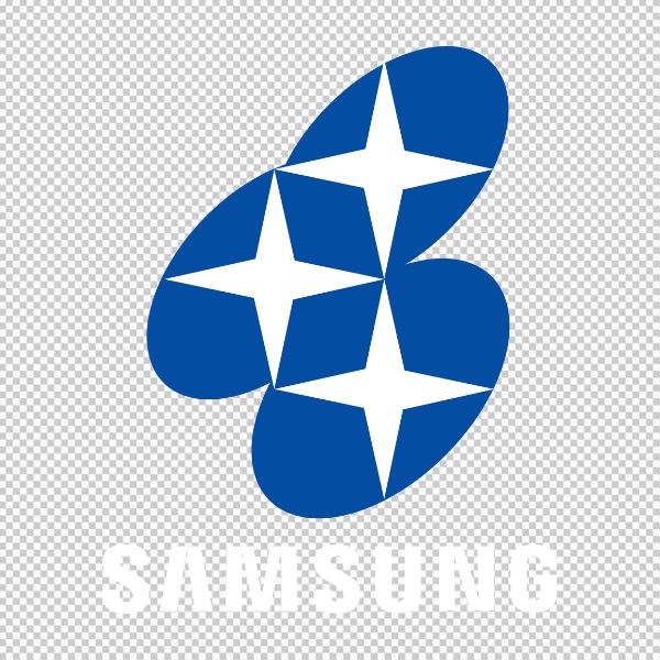Samsung logo màu xanh dương