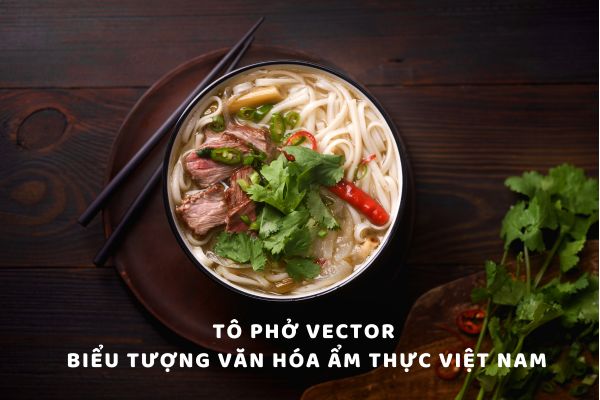 Tô Phở Vector - Biểu tượng văn hóa ẩm thực Việt Nam