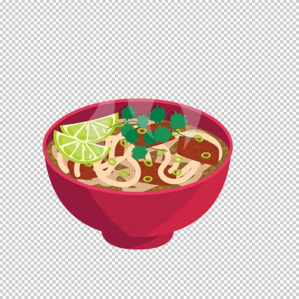 Phở vector ngon miệng hấp dẫn 