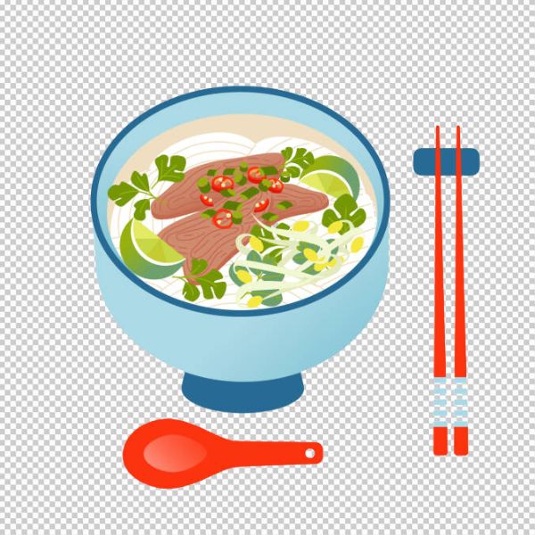 Mẫu phở vector đồ hoạ 