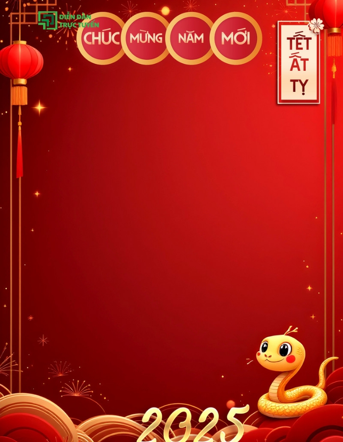 Background Trơn Nền Đỏ Tết 2025 Vector