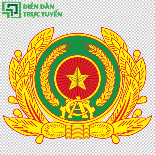 Logo công an vector sắc nét, chuẩn bố cục – phù hợp cho thiết kế in ấn và đồ họa