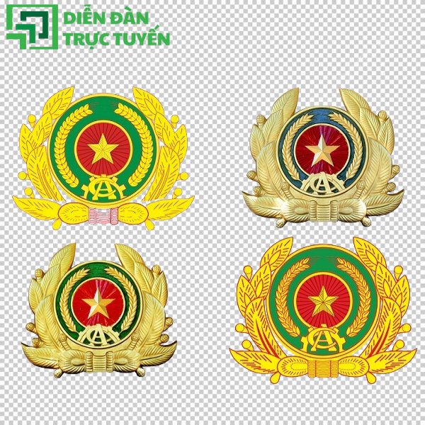 Tệp vector logo công an chuẩn form – hỗ trợ AI, EPS, PDF
