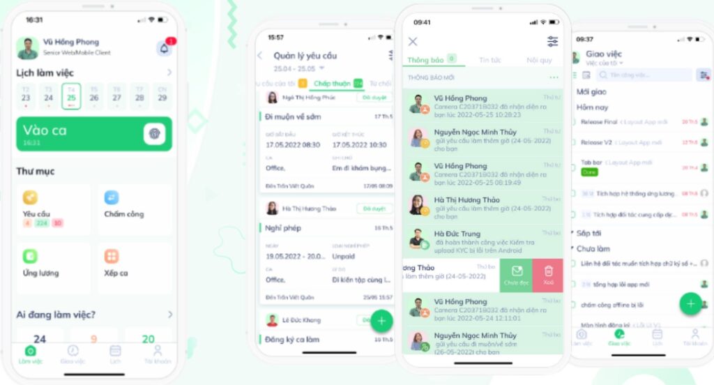 Phần mềm quản lý nhân sự và KPI - Tanca
