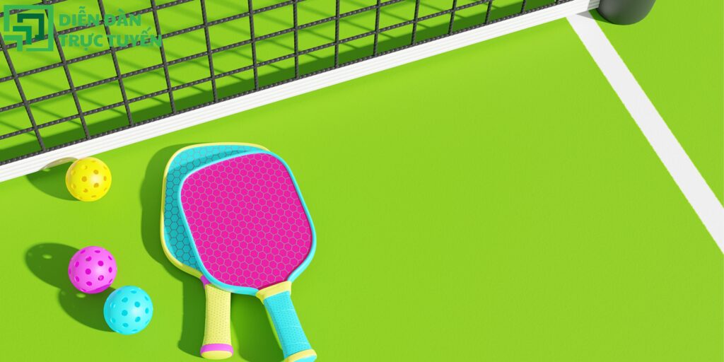 Mẫu Banner Pickleball Vector Đơn Giản