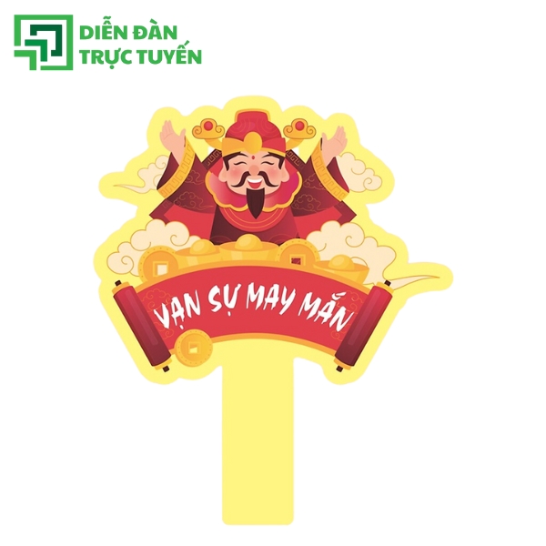 Mẫu Hashtag Khai Trương Cầm Tay Vector