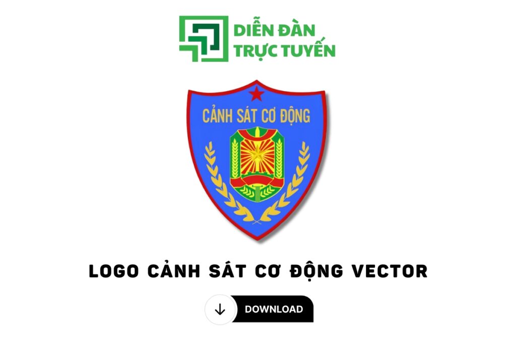 Tải Miễn Phí Trọn Bộ 10+ Mẫu Logo Cảnh Sát Cơ Động Vector