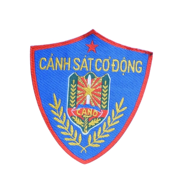 Mẫu Logo Cánh Sát Cơ Động Vector