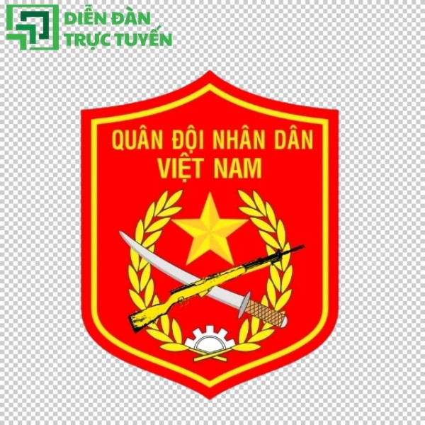 Logo Quân đội Nhân dân Việt Nam tách nền miễn phí