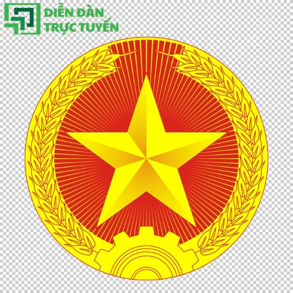 Logo Quân đội Nhân dân Việt Nam tách nền