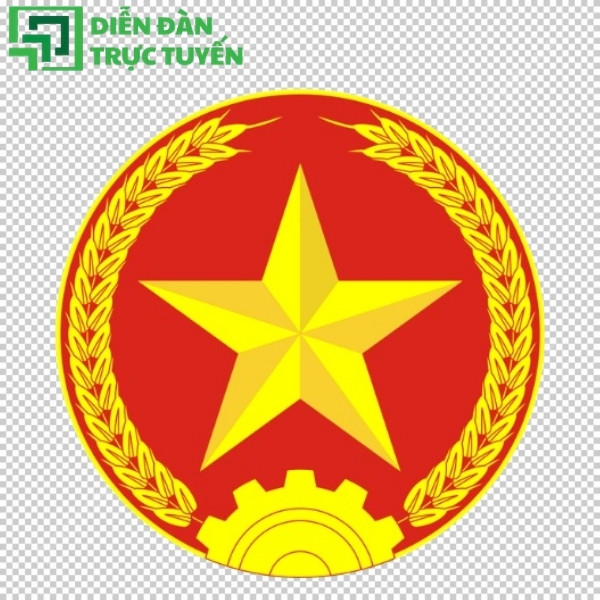 Logo quân đội vector