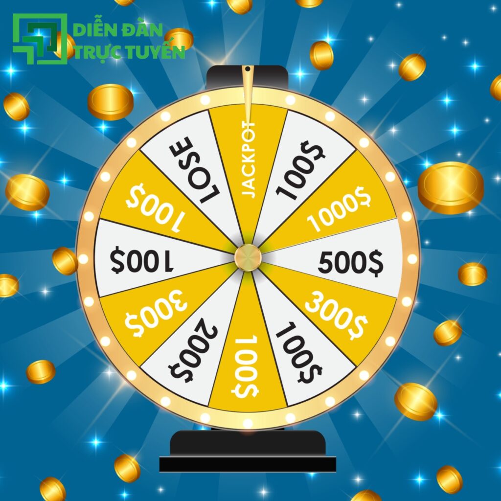 Mẫu Vòng Quay May Mắn Vector Đẹp