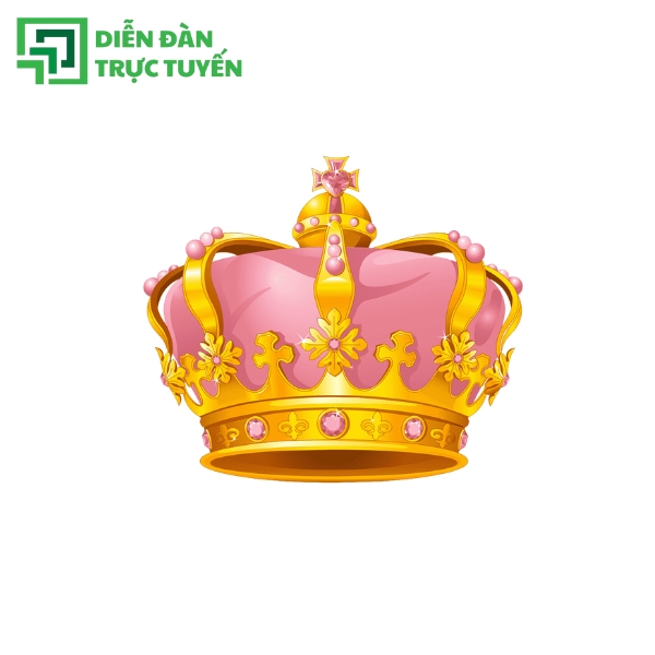 Mẫu Vương Miện Công Chúa Vector