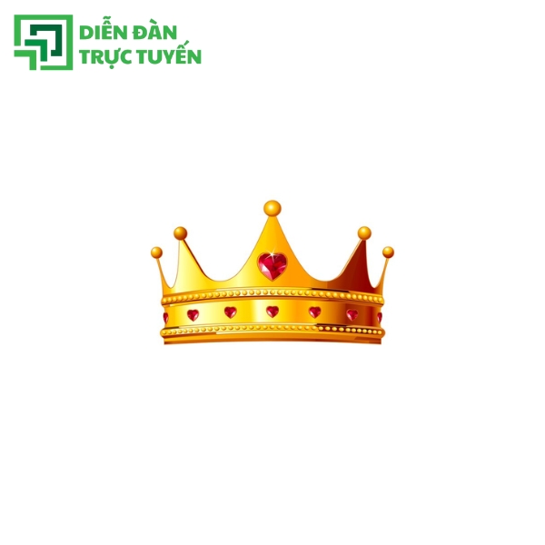Mẫu Hình Vector Vương Miện Hoàng Gia Đẹp