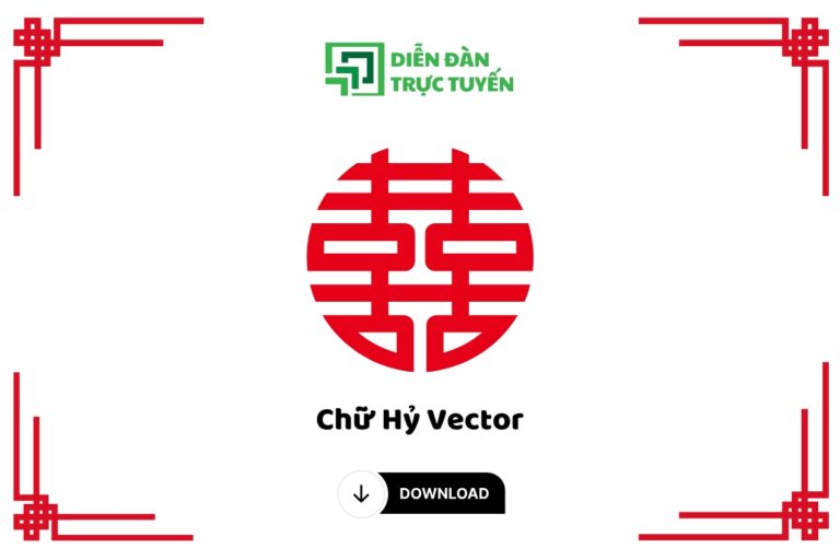 Chữ Hỷ vector