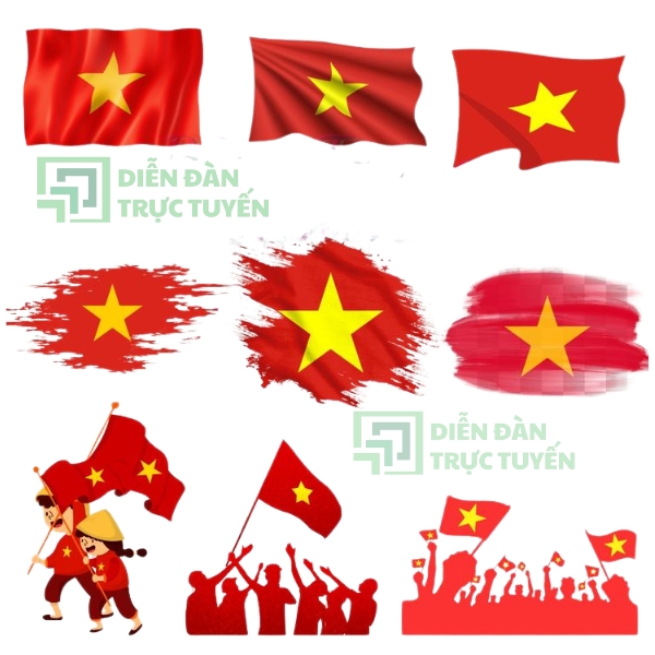 Mẫu Lá Cờ Việt Nam Vector Sáng Tạo