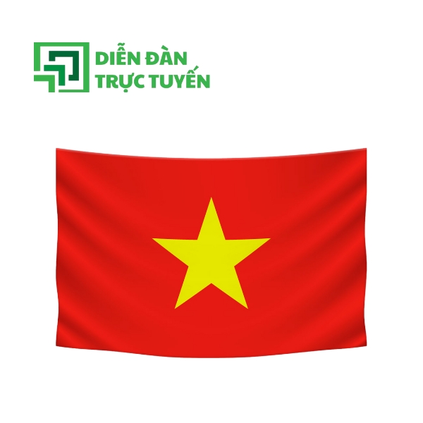 Lá Cờ Việt Nam Vector Truyền Thống