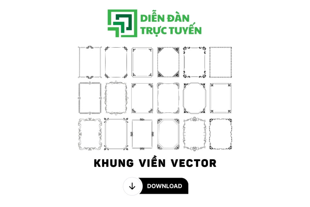 Khung Viên Vector