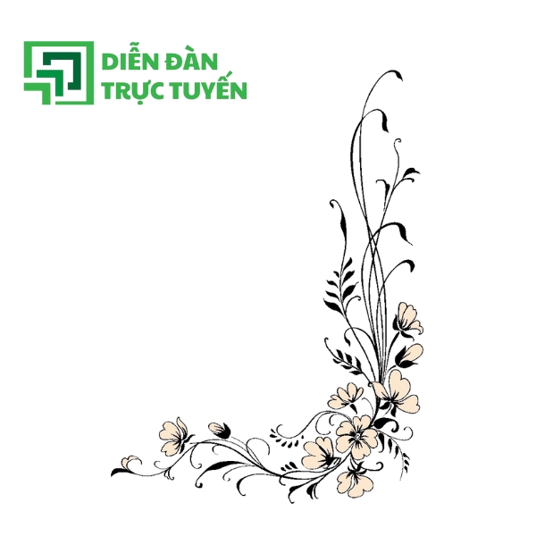 Mẫu Hoa Khung Viên Vector Hoa Có Màu